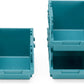 Navaris Interlocking Storage Organiser Drawers - Plastic Drawer Box Compartments for Screws Nails Small Tool Parts - Garage Shed Storage Bins - x3