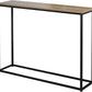 NEW  Wooden Hallway Console Table with Metal Legs (Oak)
