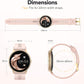Smart Watch for Women, Touch Fitness w/ Health Tracking, Waterproof Outdoor Sports