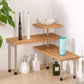 💥SALE💥3 Tier Kitchen Corner Shelf Desktop Bamboo Shelving Organizer Spice Storage Rack