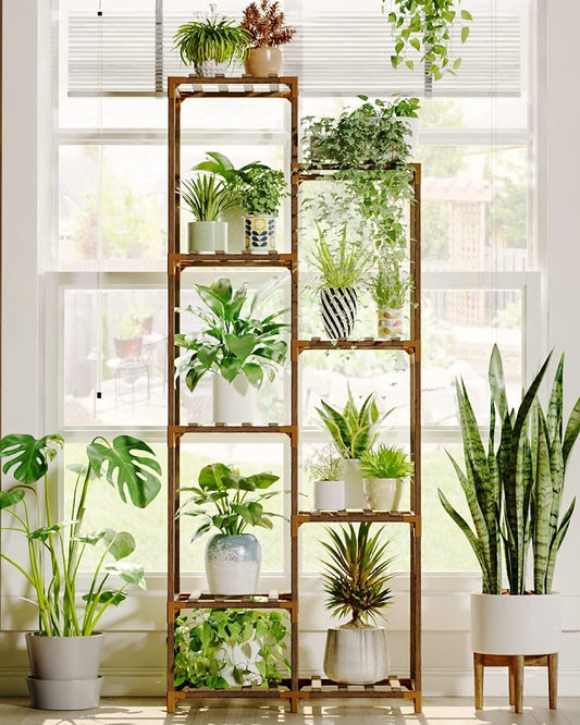 Tall Plant Stand for Indoor Plants Outdoor Corner Plant Shelf Flower Stands