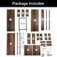 Console Table, 2 Drawers with Handles and Storage Shelf Side Table