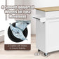 💥FREE SHIPPING💥 Rolling Kitchen Island w/ Adjustable Shelf & Large Drawer Cupboard Cabinet Cart