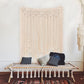 Boho Wedding Backdrop Decorations 45 x 39 Inch, Handmade Woven Tapestry Wall Hanging