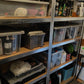 NEW! Set of 2 5-Tier Shelving Unit, Steel Shelving Unit for Storage Tool-Free Assembly