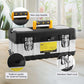 NEW! ToolBox Storage 16 Inch Heavy Duty Stainless Steel with Metal Dual Dual Latch Removable Tray