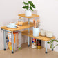 💥SALE💥3 Tier Kitchen Corner Shelf Desktop Bamboo Shelving Organizer Spice Storage Rack