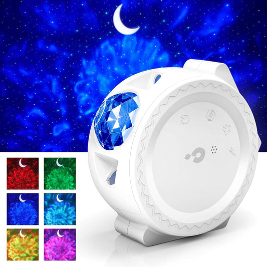 3 in 1 Galaxy Projector Night Light w/ Touch Control & Voice Control