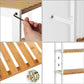 NEW!  5-Tier Bathroom Storage Shelves, Bamboo Kitchen Shelf with 9 Adjustable Heights