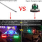Botepon Led Navigation Lights, Boat Red and Green Bow Lights, Boat Stern Lights, Marine Led Lights, IP67 Waterproof for Pontoon Boat Dinghy Kayak Yacht Bass Boat, 2Pcs