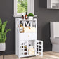 Bathroom Storage Cabinet Floor Cupboard, White