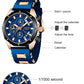LIGE Men's Watches Fashion Sports Waterproof Chronograph Analogue Quartz