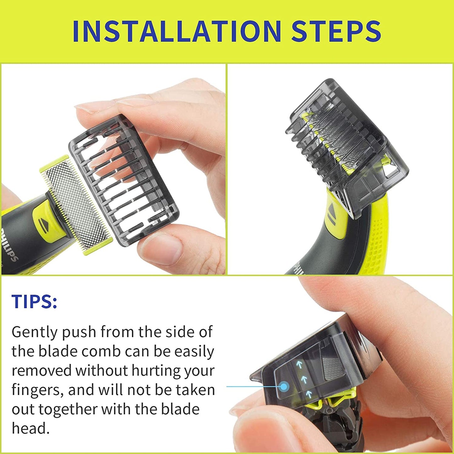 Guide Comb Body Skin for Philips Oneblade & One Blade Pro QP2520 QP2530 QP2620
