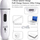 Dog Nail Grinders, 50 DB Ultra Quiet Electric Nail File With 2 Speeds Fast Clipping