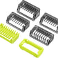 Guide Comb Attachments for Philips One Blade & OneBlade Pro QP2520 QP2530 QP2620 QP2630 QP6510 QP6520 Body Skin Face Hair Clippers Beard Trimmer Replacemen Kit Guards (6pc)
