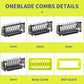 Guide Comb Attachments for Philips One Blade & OneBlade Pro QP2520 QP2530 QP2620 QP2630 QP6510 QP6520 Body Skin Face Hair Clippers Beard Trimmer Replacemen Kit Guards (6pc)