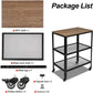 NEW 3-Tier Kitchen Microwave Cart Rolling Kitchen Utility Cart  with Metal Frame
