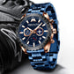 Men's Watches Designer Large Face Analogue Waterproof Stainless Steel Luminous
