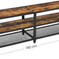 NEW TV Stand TV Table for TV up 60" with Shelves, Steel Frame, Rustic