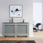 💥SALE💥Large Radiator Cover Wall Cabinet MDF Wood Furniture Vertical Grill Grey Modern