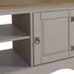 Corona Grey Wax 2 Door TV Stand Unit FREE SHIPPING