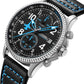 SHENGKE SINOBI Men's Sport Watches Chronograph Multifunction Wrist Watches for Men with Calendar Date Water Resistant Easy Read Watch Men