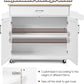 💥FREE SHIPPING💥 Rolling Kitchen Island w/ Adjustable Shelf & Large Drawer Cupboard Cabinet Cart