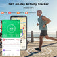 Smart Watch Men Women, 1.69" Fitness Tracker Waterproof Activity Tracker for Android iOS