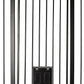 Pet Gate with Lockable Cat Flap Pressure Fitted to 75cm - 148.7cm Stair