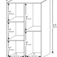 5-Cube Reversible Open Shelf Bookcase, Wood, White