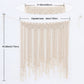 Boho Wedding Backdrop Decorations 45 x 39 Inch, Handmade Woven Tapestry Wall Hanging