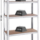 NEW! Set of 2 5-Tier Shelving Unit, Steel Shelving Unit for Storage Tool-Free Assembly