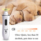 Dog Nail Grinders, 50 DB Ultra Quiet Electric Nail File With 2 Speeds Fast Clipping