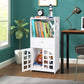 Bathroom Storage Cabinet Floor Cupboard, White