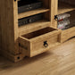 Corona Entertainment Cabinet, TV Stand, Solid Pine Wood