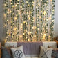 12 Pack Artificial Ivy Leaf Garland Plants Vine Hanging Wedding Garland with 90 LED String Light