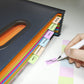 Antibacterial SupaFile  A4 13-Part Landscape Desktop Expanding File w/ Multi-Colored Dividers