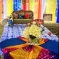 💥SALE💥 6 Pcs Rainbow Sheer Window Panel Colorful Backdrop Bright Curtains Set for Playroom