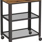 NEW! Serving Cart Trolley Industrial Kitchen Rolling Utility Cart, Heavy Duty Rustic