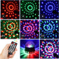 54 LEDs Disco Ball Lights with Music Player 5W RGB Party Lights Sound Activated Automatic Strobe