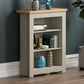 3 Tier Bookcase Modern Display Shelves Storage Grey
