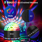 54 LEDs Disco Ball Lights with Music Player 5W RGB Party Lights Sound Activated Automatic Strobe