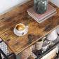 NEW! Serving Cart Trolley Industrial Kitchen Rolling Utility Cart, Heavy Duty Rustic