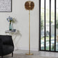 Modern Standing Lamp LED Torchiere Floor Lamp Industrial Tall Lamp with Acrylic Lampshade