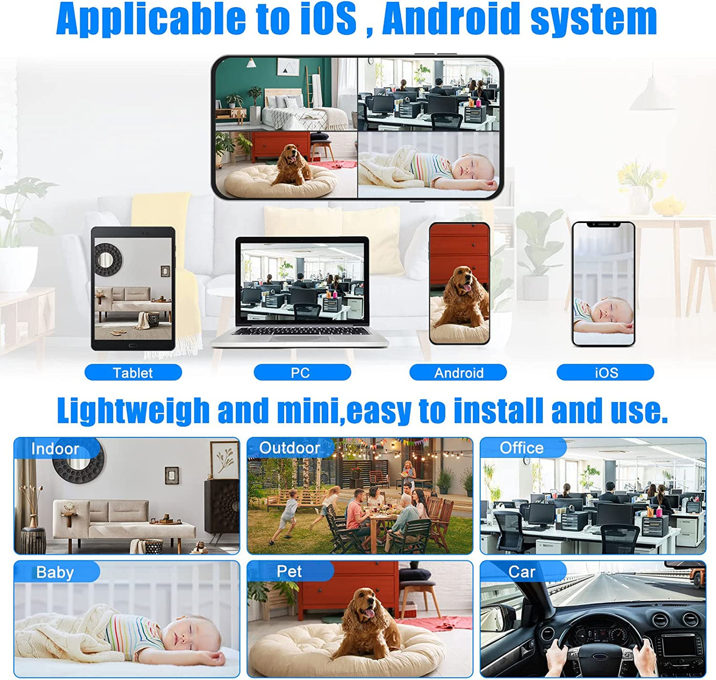 Spy Hidden Magnetic Camera Detector for Home Office Security Camera