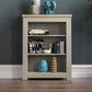 3 Tier Bookcase Modern Display Shelves Storage Grey