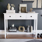 Windsor Console Table With Undershelf, Living Room, Hall Way Furniture, White