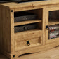 Corona Entertainment Cabinet, TV Stand, Solid Pine Wood
