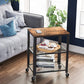 NEW! Serving Cart Trolley Industrial Kitchen Rolling Utility Cart, Heavy Duty Rustic