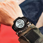Men's Digital Sports Watch Big Numbers 50M Waterproof Large Face LED Wrist Watch